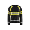 BLAKLADER 35101030 Hi Vis Long Sleeved T Shirt Hi Vis Reflective Long Sleeve Work T-Shirt MEN - 100% Cotton