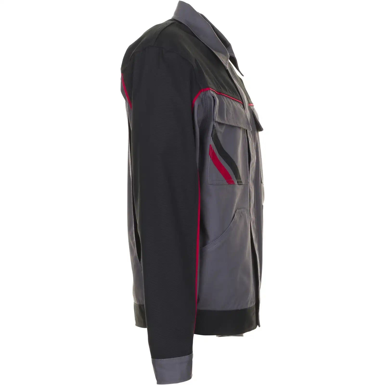 Planam Highline Bundjacke schiefer/schwarz/rot 102 schiefer/schwarz/rot - Produktbild ohne Model