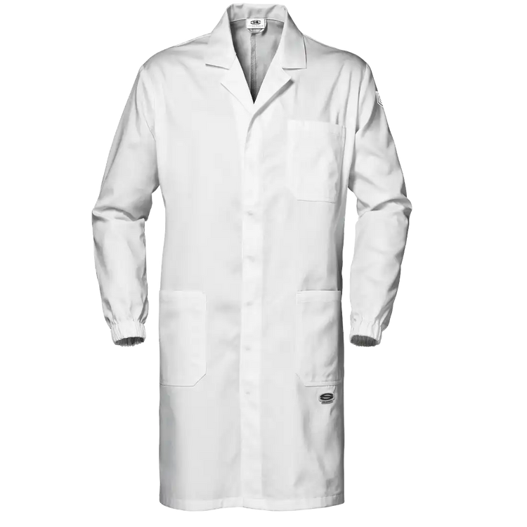 SIR SAFETY SYMBOL Work Coat MEN - Metal Detectable Buttons