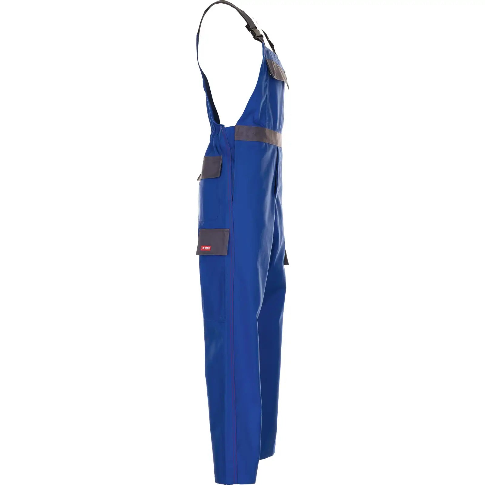 Planam Major Protect Latzhose kornblumenblau/grau 102 kornblumenblau/grau - Produktbild ohne Model
