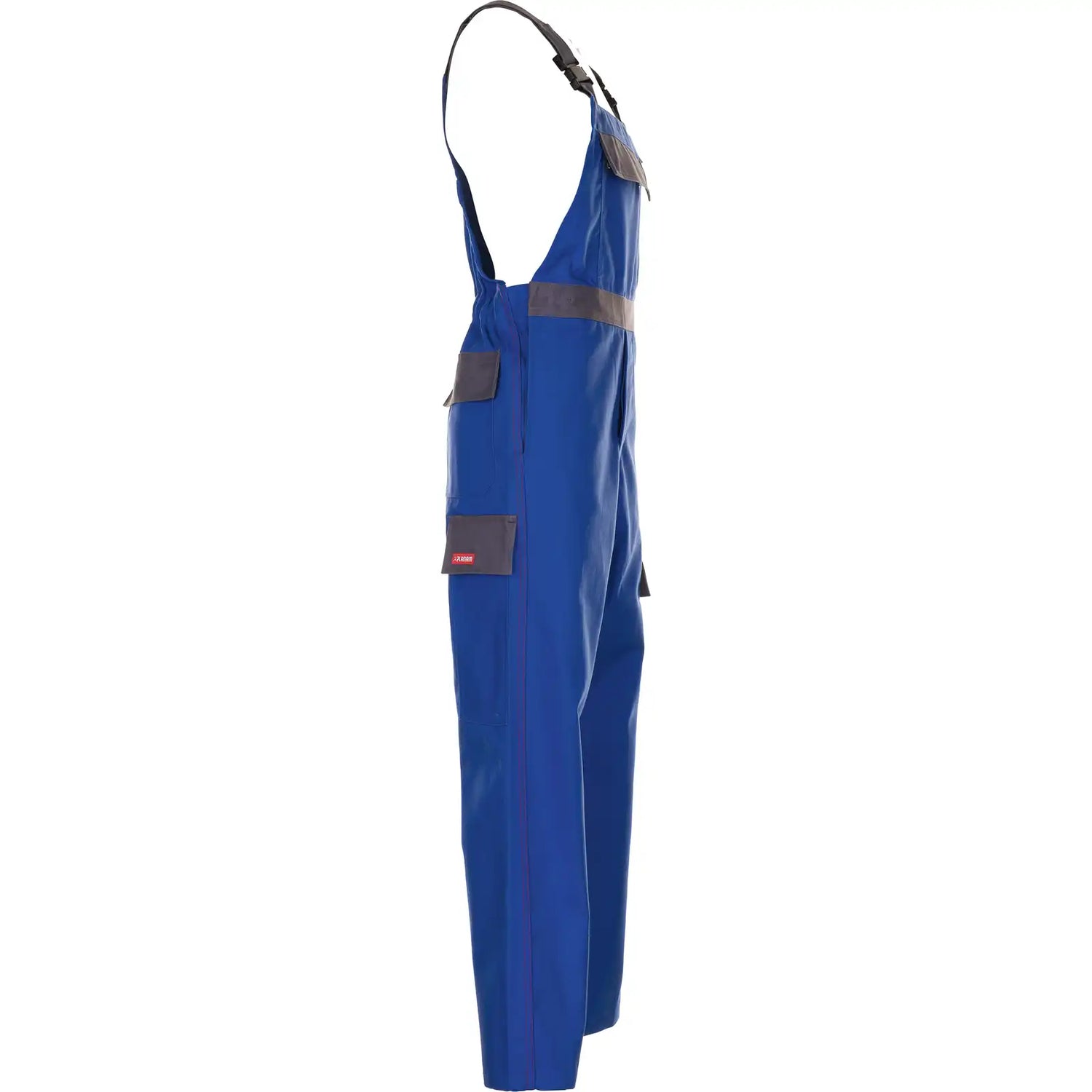 Planam Major Protect Latzhose kornblumenblau/grau 102 kornblumenblau/grau - Produktbild ohne Model