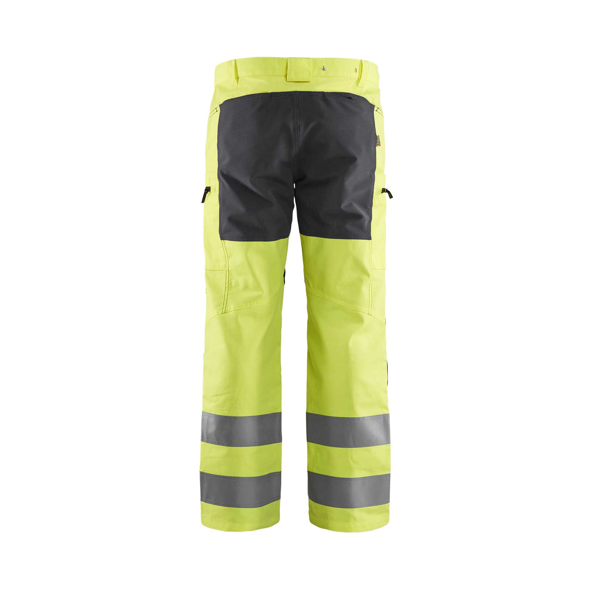 BLAKLADER 15851811 | Hi Vis trousers with stretch Hi Vis Reflective Work Trousers Men - Class 2 Certified