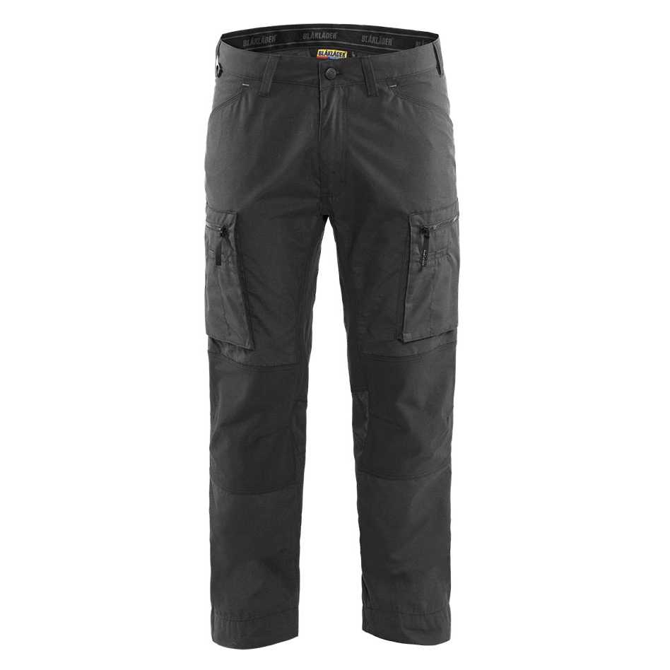 BLAKLADER 14591845 Service Trousers with Stretch Work Trousers Men - stretch panels