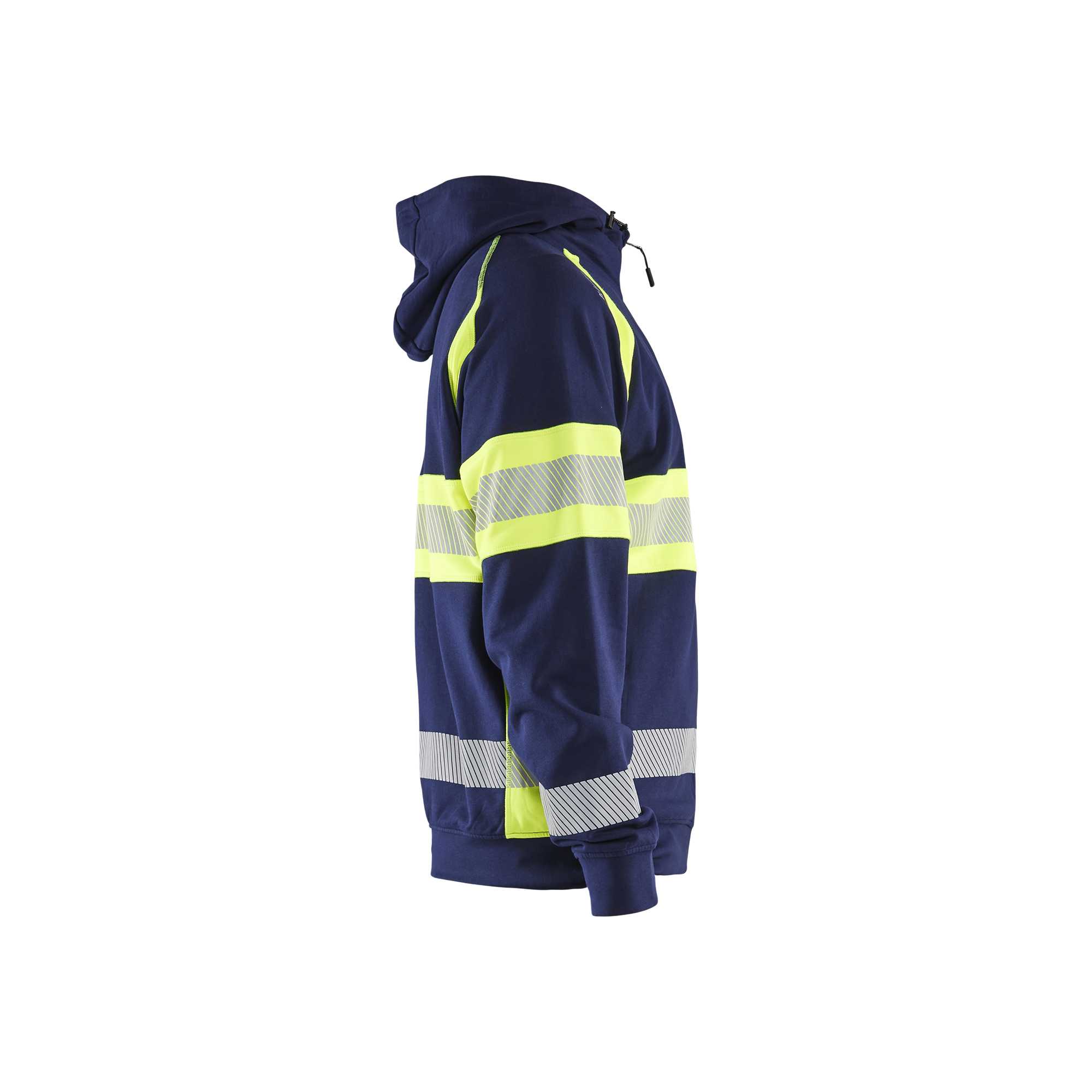 BLAKLADER 35521158 Hi Vis Hoodie Hi Vis Reflective Hoodie Work Sweatshirt MEN - 100% Cotton