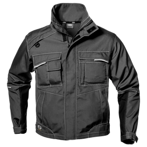 GEMINI SHORT JACKET - Reflective Inserts - Stretch Canvas - Multi-Functional Pockets