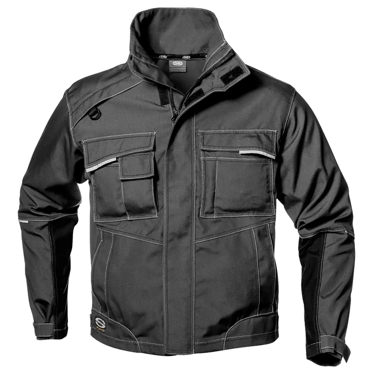 GEMINI SHORT JACKET - Reflective Inserts - Stretch Canvas - Multi-Functional Pockets