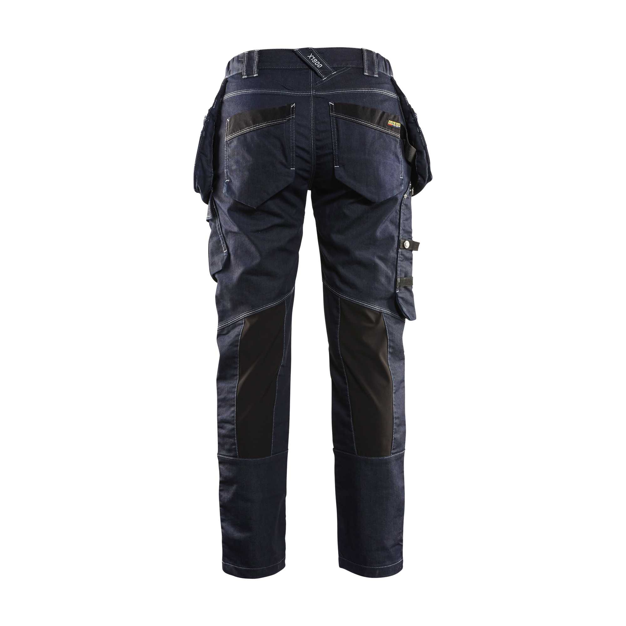 BLAKLADER 79901141 Women's Craftsman Trousers X1900 Stretch Work Trousers Women - Cordura Denim