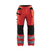 BLAKLADER 15521811 | Hi Vis Trousers with Stretch Hi Vis Reflective Work Trousers Men - Class 2 Visibility