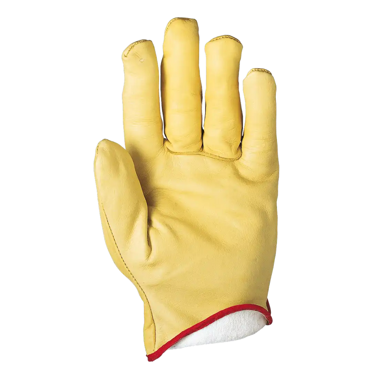 MARGHERITA GLOVES Workglove - Grain Cowhide - Cotton Padding - Driver Cuff - Pack of 12 Pieces - Image 1