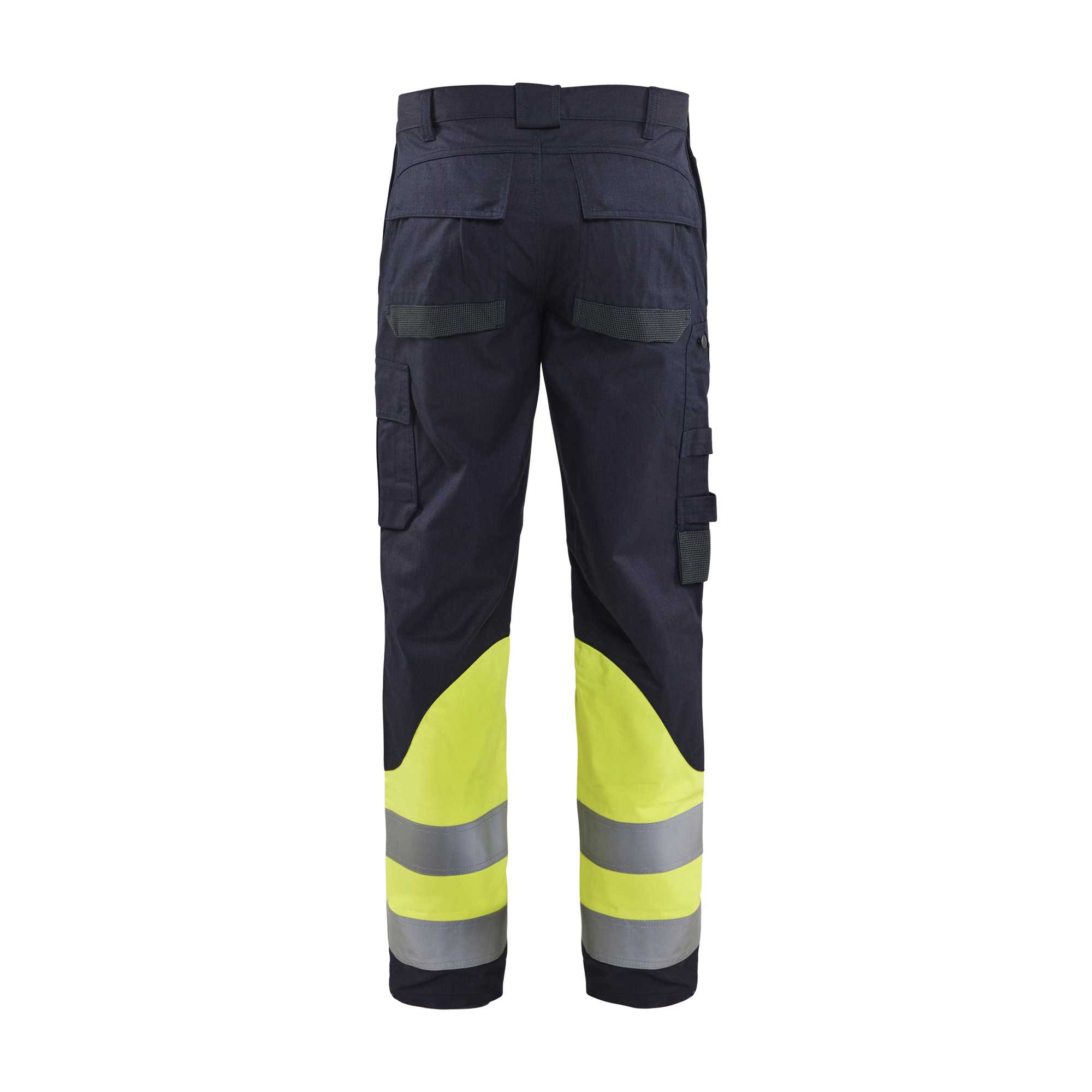 BLAKLADER 14881512 Multinorm Inherent trousers Hi Vis Reflective Work Trousers Men - Ripstop Fabric