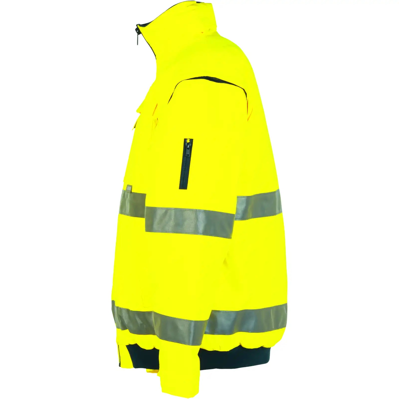 Planam Warnschutz Pilotenjacke uni gelb 4XL uni gelb - Produktbild ohne Model
