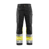 BLAKLADER 71611811 | Women's Hi Vis trousers with stretch Hi Vis Reflective Work Trousers Women - Class 1 Certified