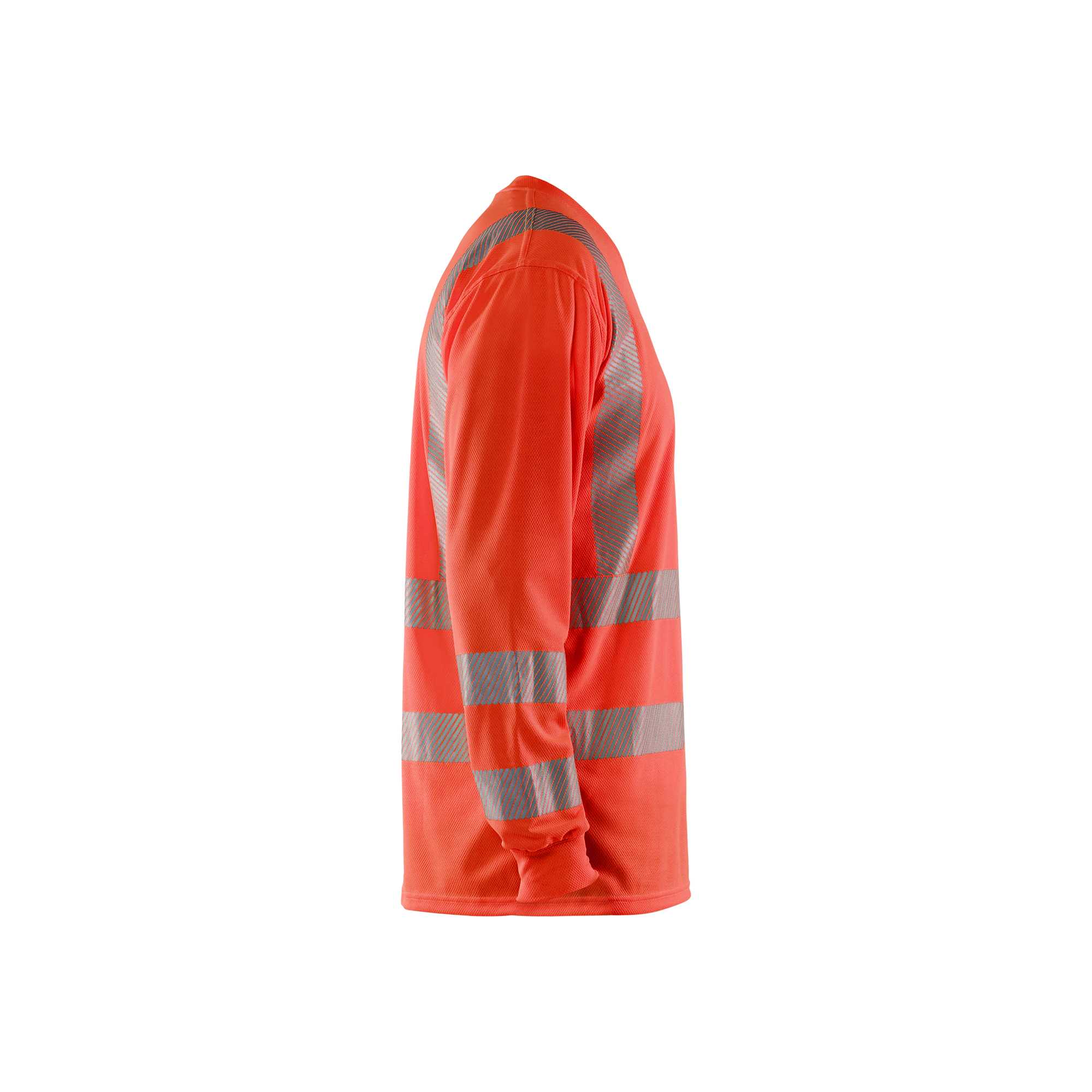 BLAKLADER 33851013 Hi Vis UV Long sleeved T shirt Hi Vis Reflective Long Sleeve Work T-Shirt MEN - 100% Polyester