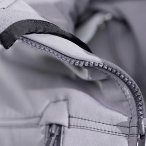 TMG Kult Worker Softshell jacket light grey - KW-220020_Softshelljacke_mittelgrau_Kragen_1920x1920