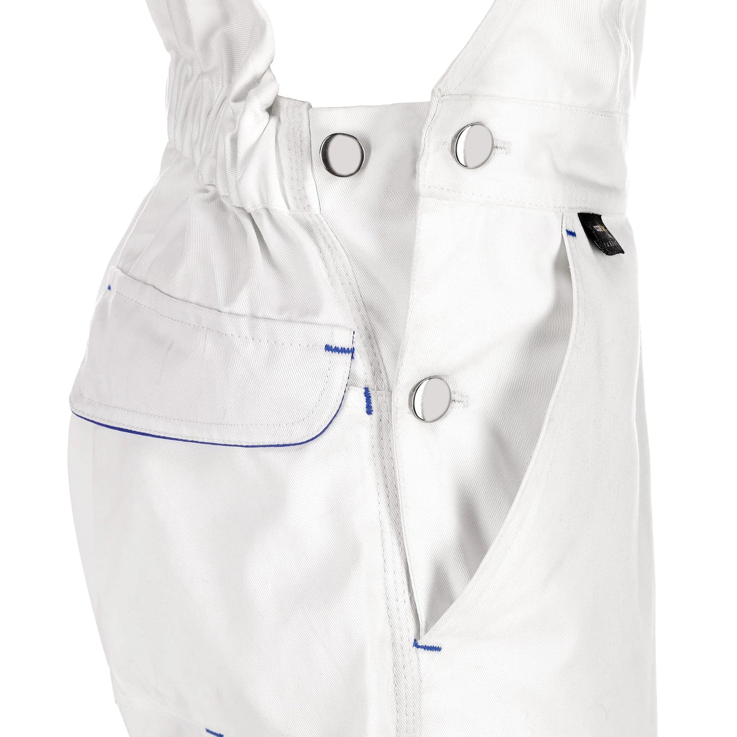 TMG Finesse Work dungarees white - Finesse BIB Trouser-white-05-V2