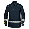 SIR SAFETY CARLOS polo Hi Vis Reflective Long Sleeve Work Polo MEN - Flame Resistant