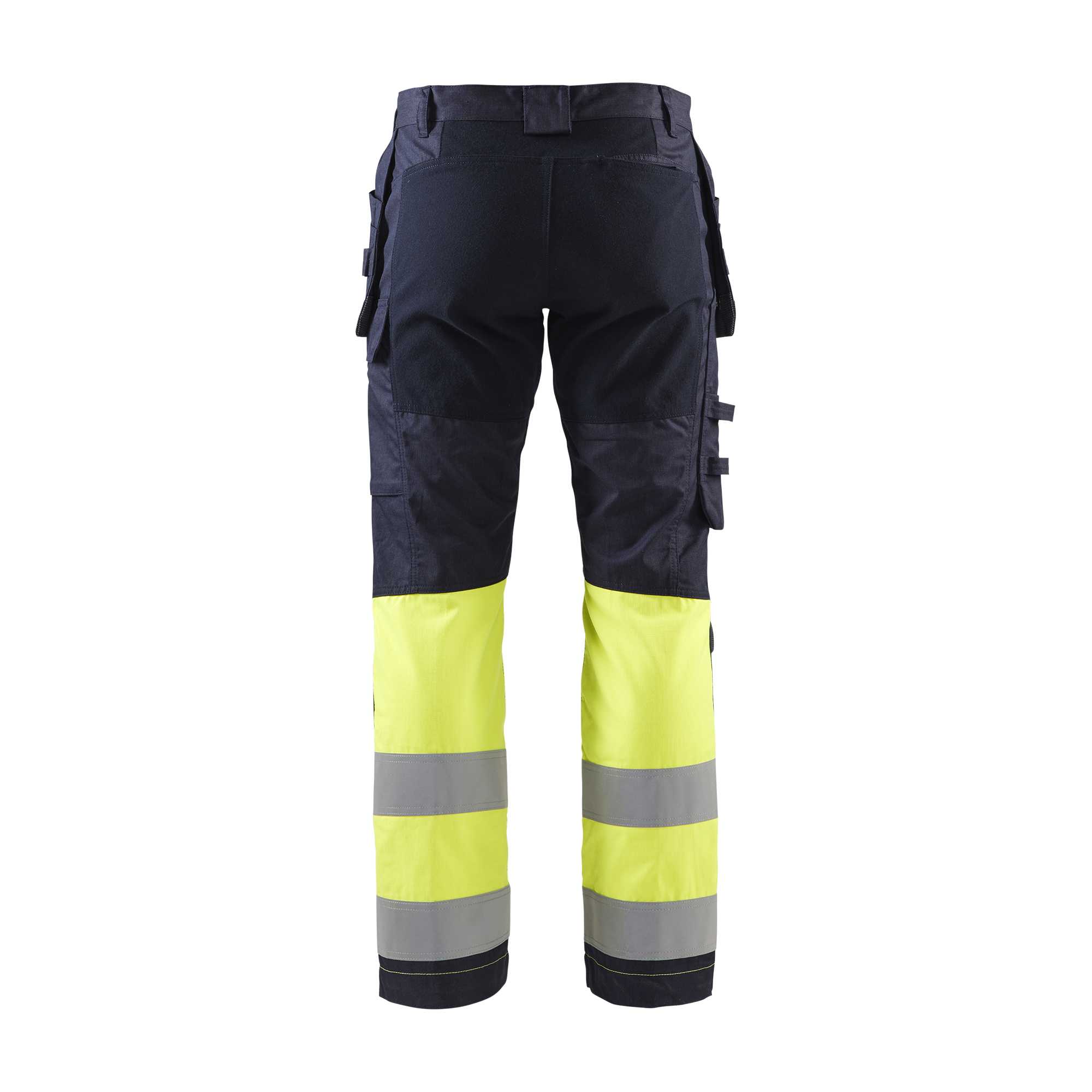 BLAKLADER 14871512 Multinorm Inherent trousers with stretch Hi Vis Reflective Work Trousers Men - Ripstop Fabric