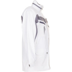 Planam Plaline Allwetterjacke reinweiß/zink XS reinweiß/zink - Produktbild ohne Model