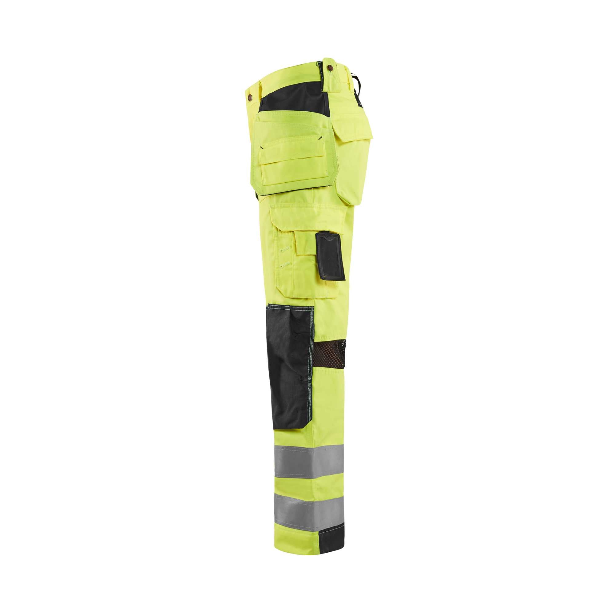BLAKLADER 15651811 | Ventilated Hi Vis trousers Hi Vis Reflective Work Trousers Men - Mesh Panels