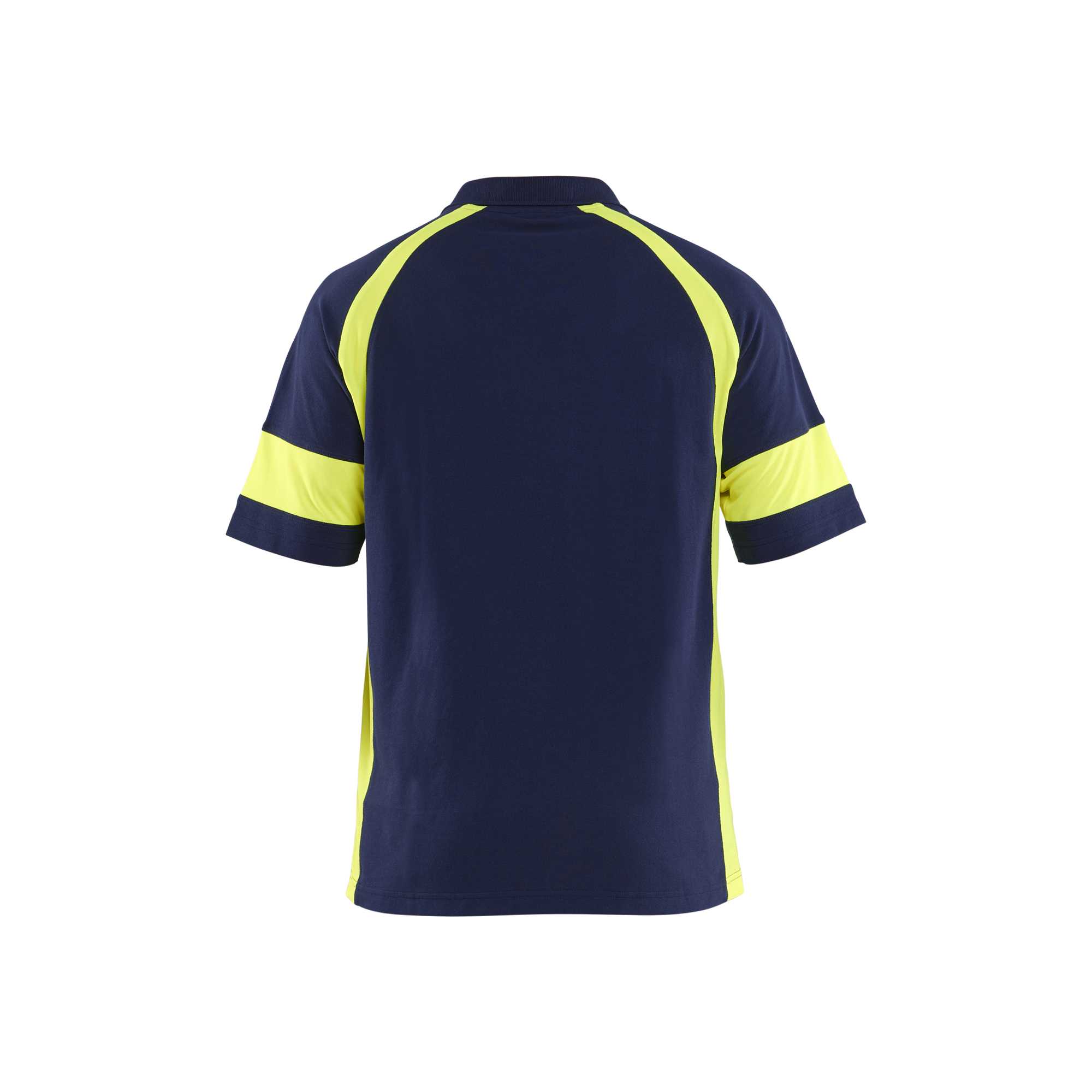 BLAKLADER 35281050 Polo Shirt with Hi vis Hi Vis Reflective Short Sleeve Work Polo MEN - 60% Cotton 40% Polyester