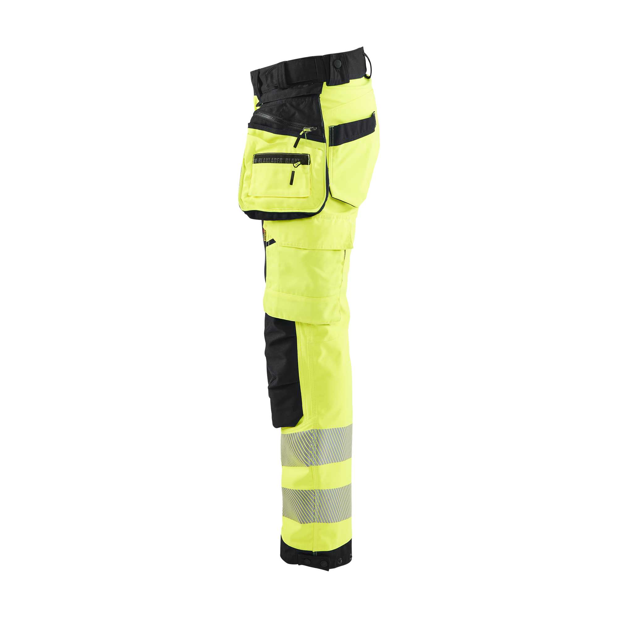 BLAKLADER 71182513 | Women's Hi Vis softshell trousers Hi Vis Reflective Work Trousers Women - Waterproof