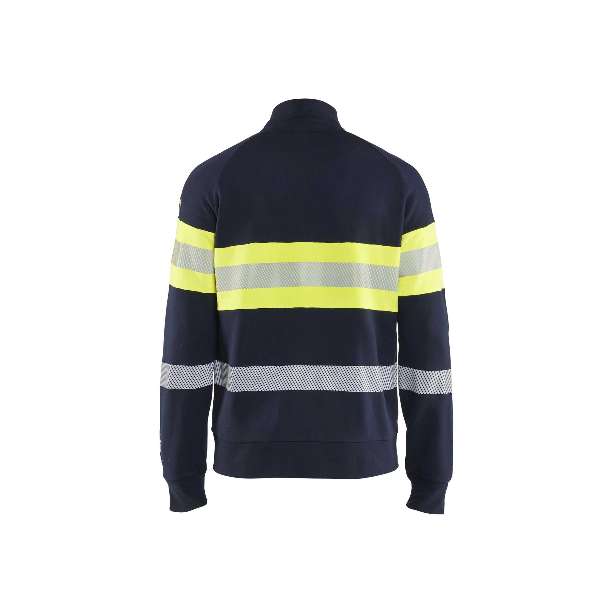 BLAKLADER 34621762 MULTINORM Hi Vis Reflective Full-Zip Work Sweatshirt MEN - Flame Retardant