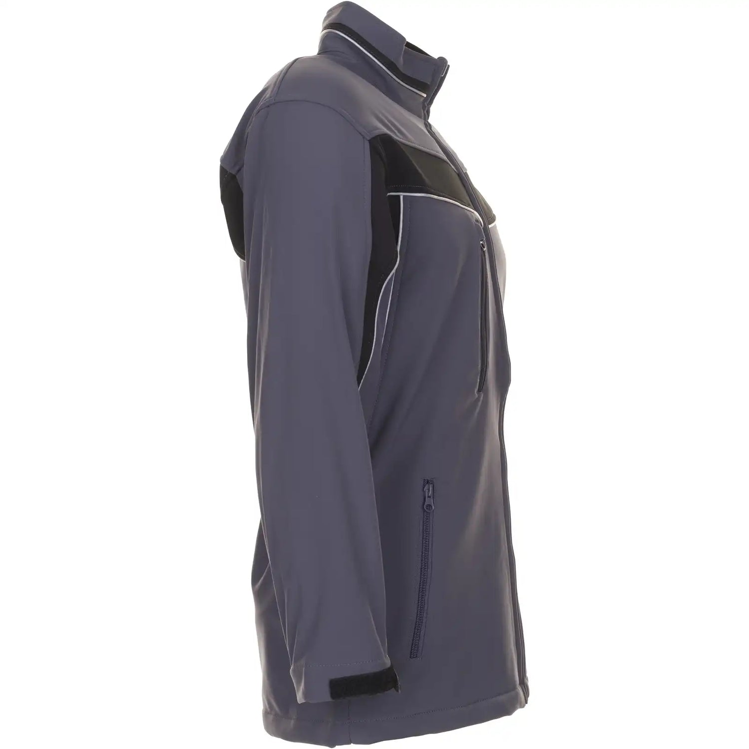 Planam Plaline Softshelljacke schiefer/schwarz XS schiefer/schwarz - Produktbild ohne Model