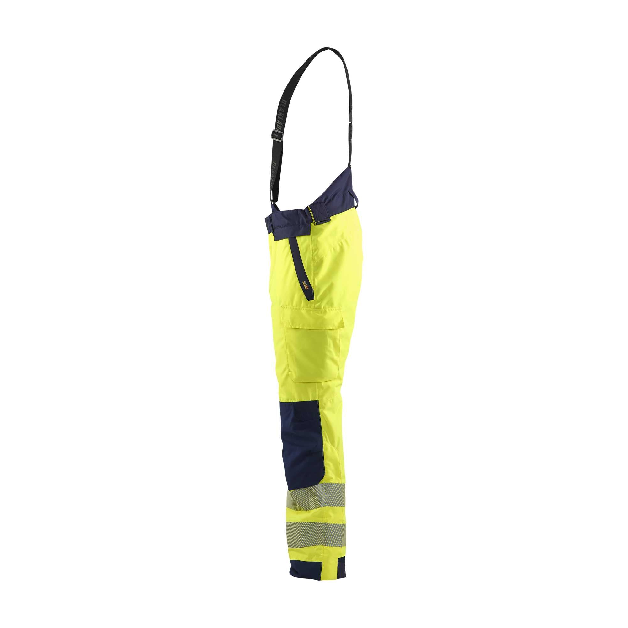 BLAKLADER 18751977 | Hi Vis Winter Trousers Hi Vis Reflective Work Trousers Men - Waterproof