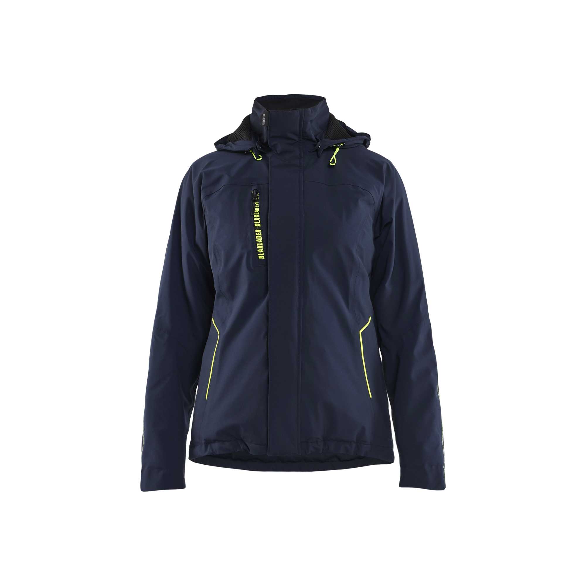 BLAKLADER 44081917 Women's Lightweight lined Winter Jacket Stretch Hi Vis Reflective Work Jacket WOMEN - Waterproof