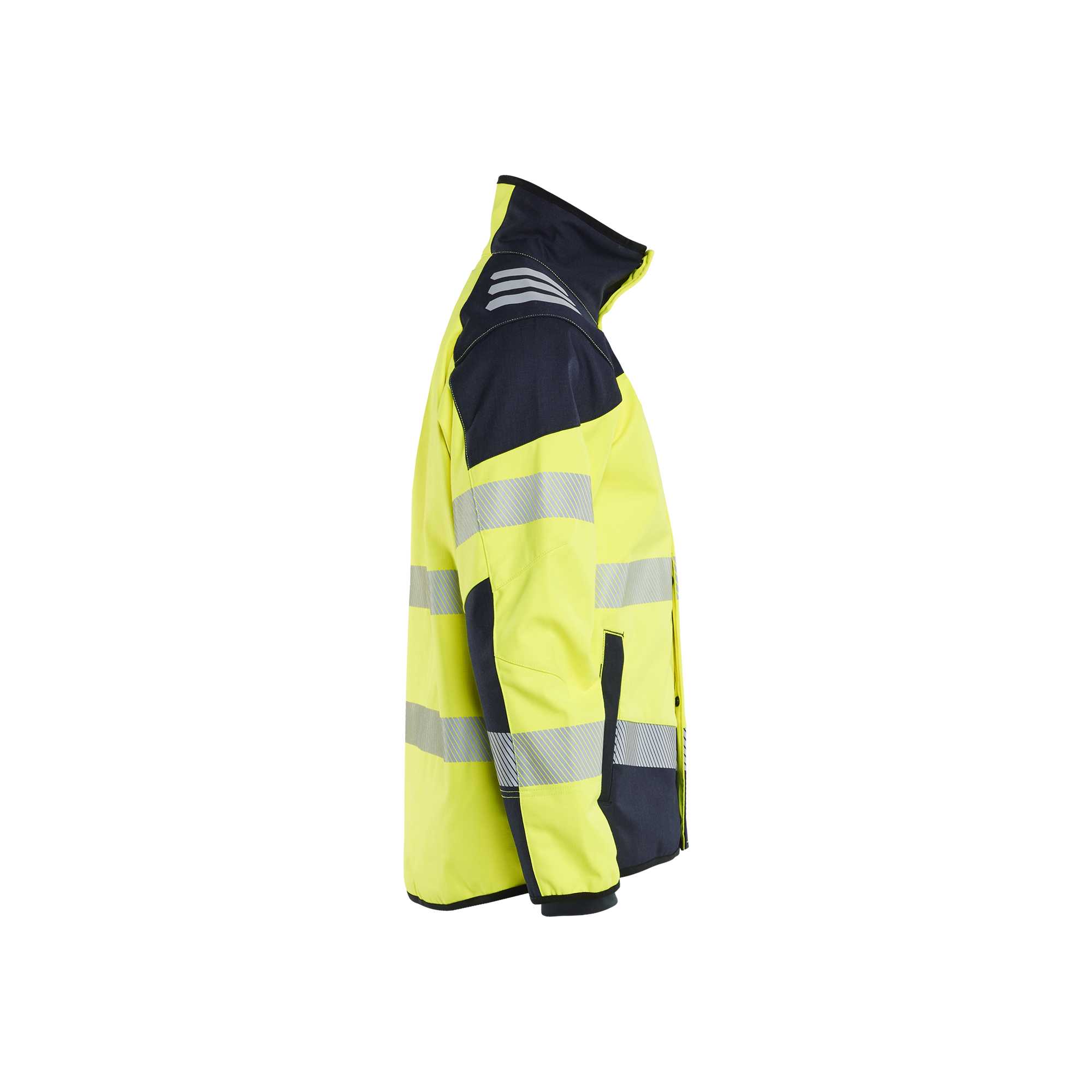 BLAKLADER 49481560 Multinorm softshell jacket Hi Vis Reflective Softshell Work Jacket MEN - Flame Resistant