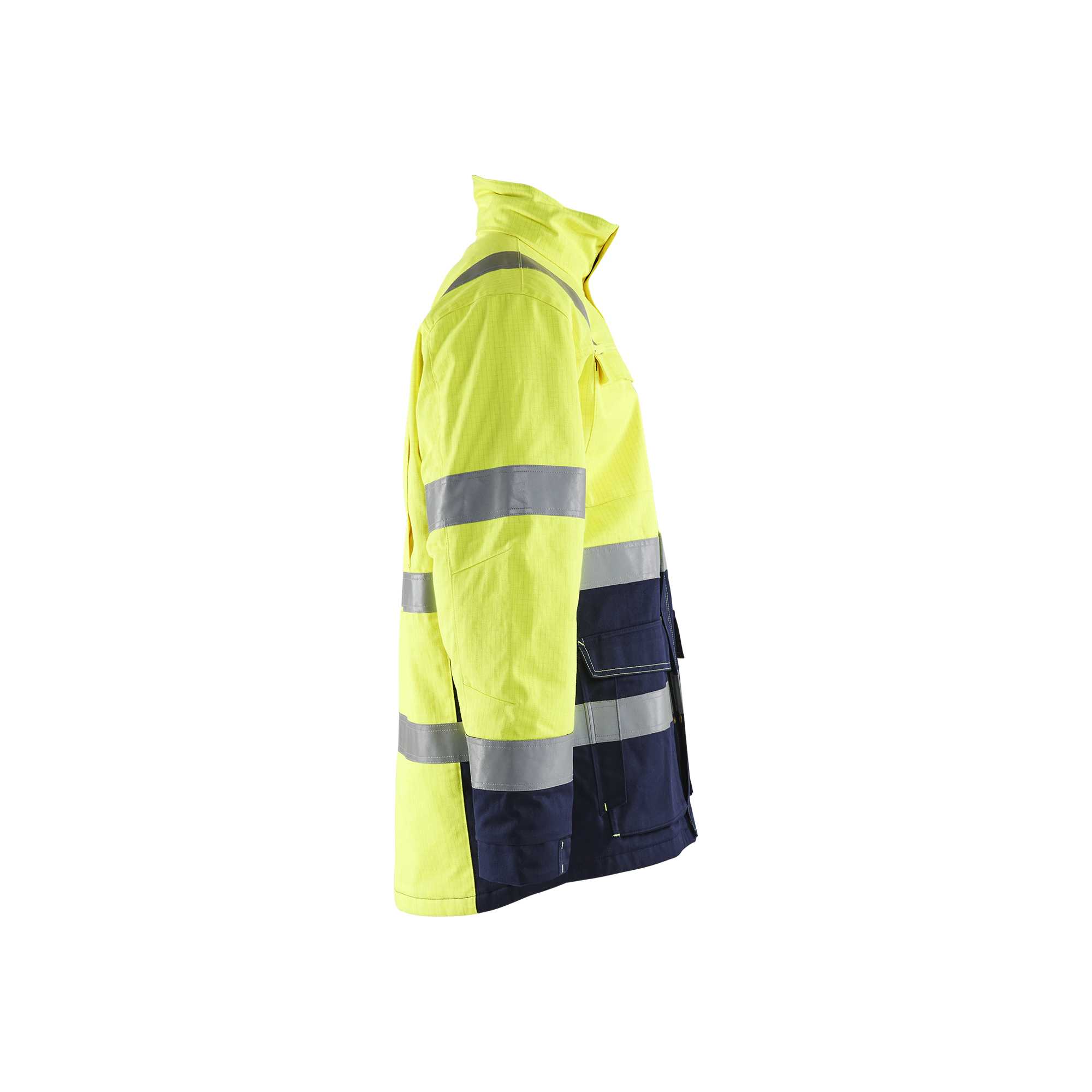 BLAKLADER 44671514 Multinorm Winter Parka Hi Vis Reflective Parka Work Jacket MEN - Flame Retardant