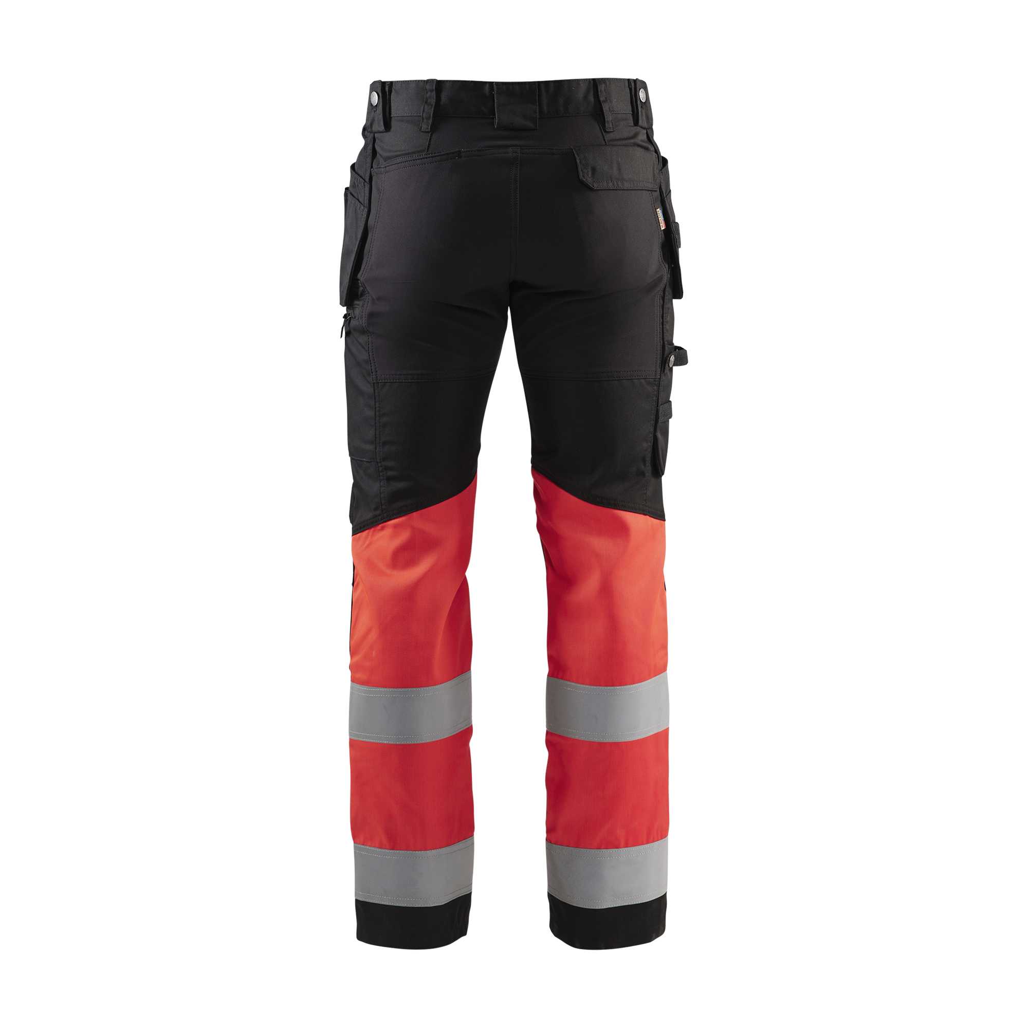 BLAKLADER 15581811 | Hi Vis trousers with stretch Hi Vis Reflective Work Trousers Men - stretch fabric