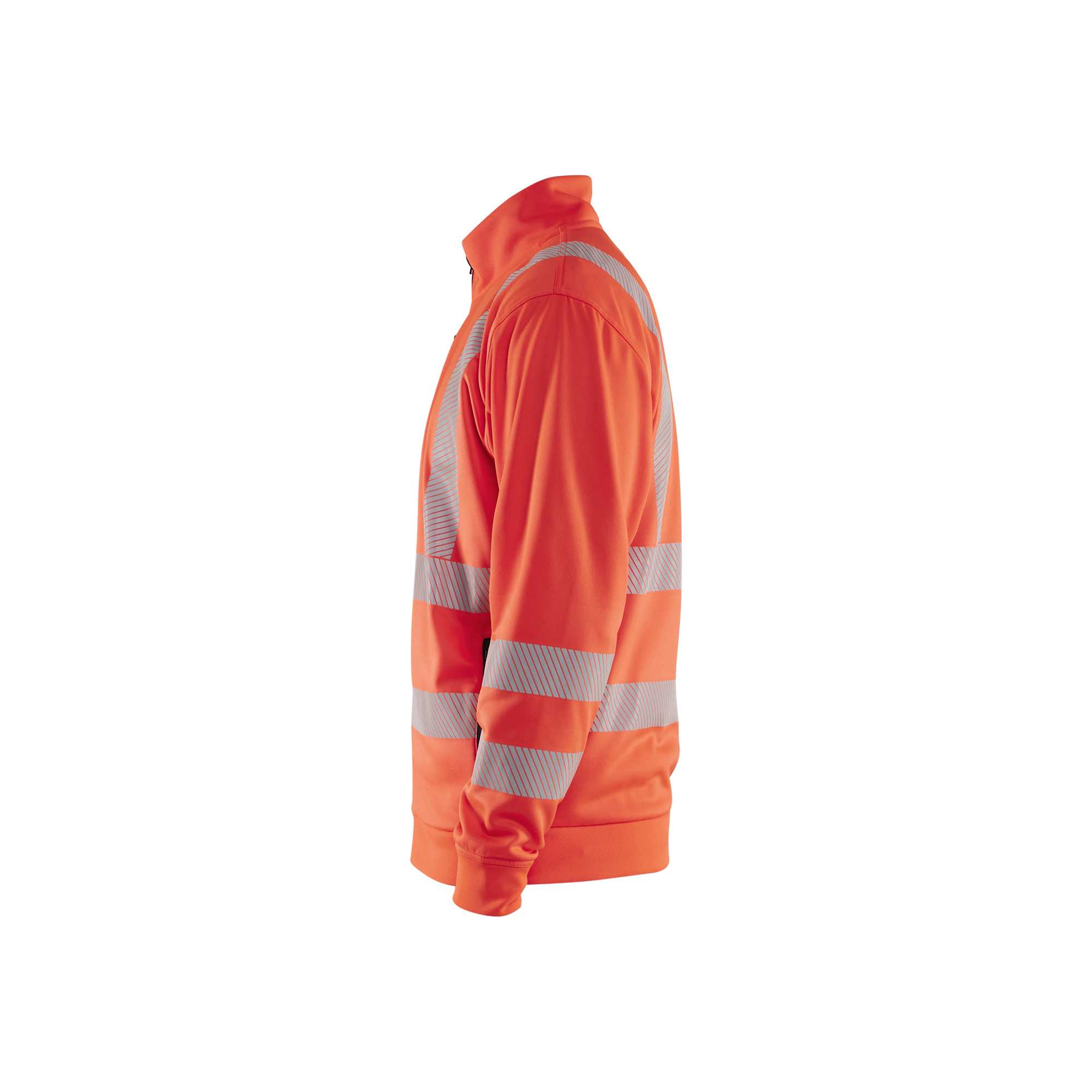 BLAKLADER 35632538 Hi Vis Reflective Full-zip Work Sweatshirt MEN - Breathable
