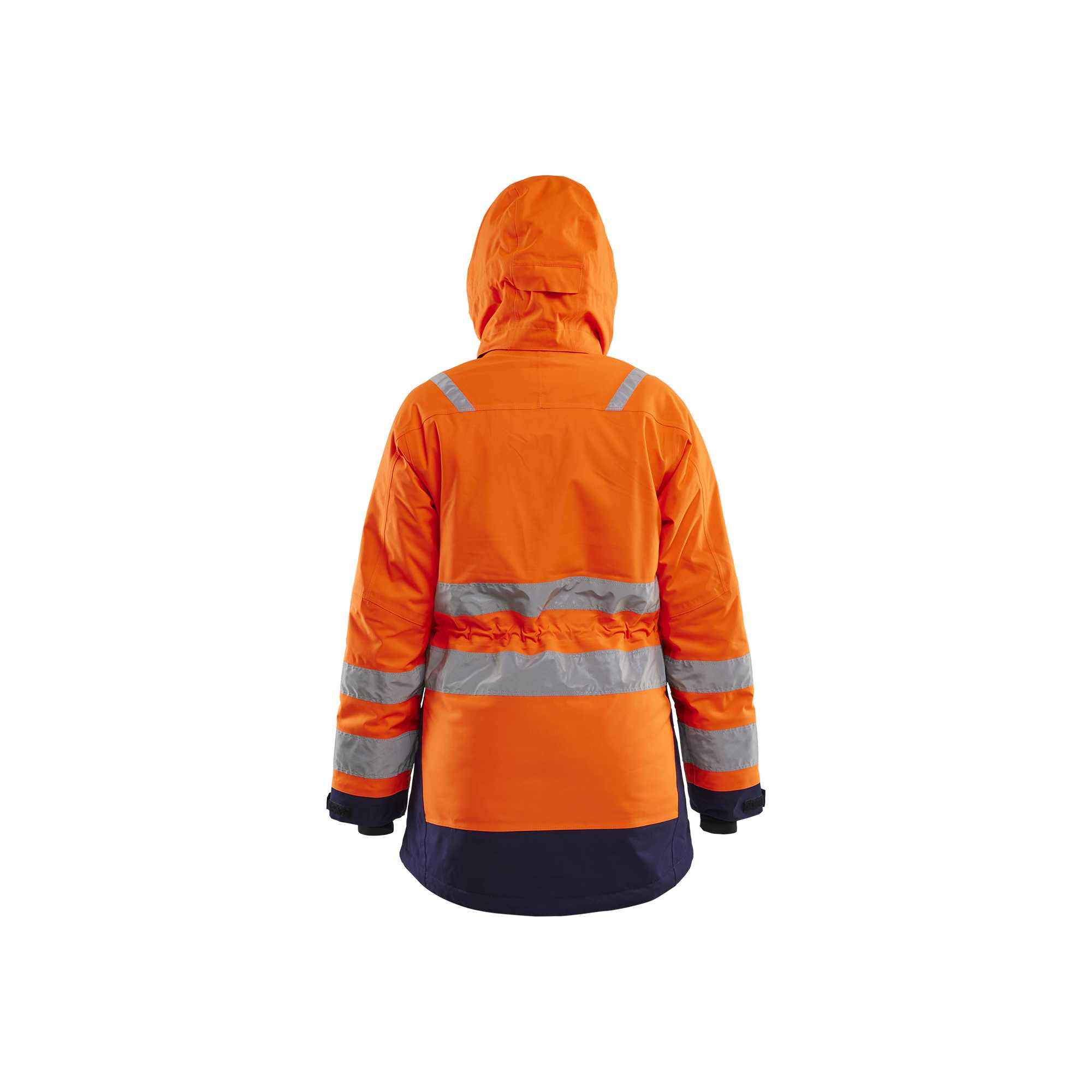 BLAKLADER 44721987 Women's Hi vis Winter Parka Hi Vis Reflective Parka Work Jacket WOMEN - Waterproof