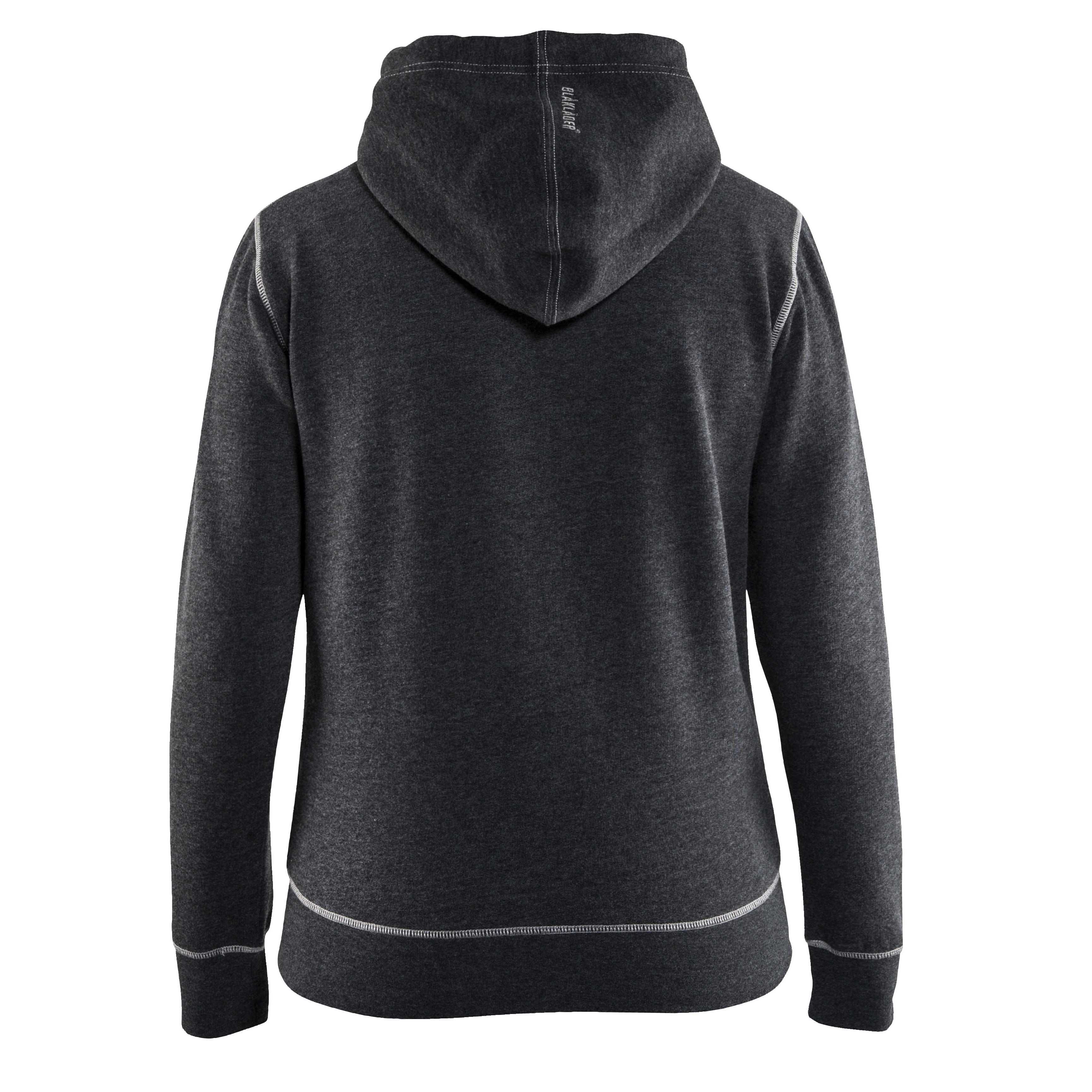 BLAKLADER 33731157 Ladies Hoodie With Full Zip Hoodie Work Sweatshirt WOMEN - Brushed Terry Knit