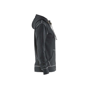 BLAKLADER 33731157 Ladies Hoodie With Full Zip Hoodie Work Sweatshirt WOMEN - Brushed Terry Knit