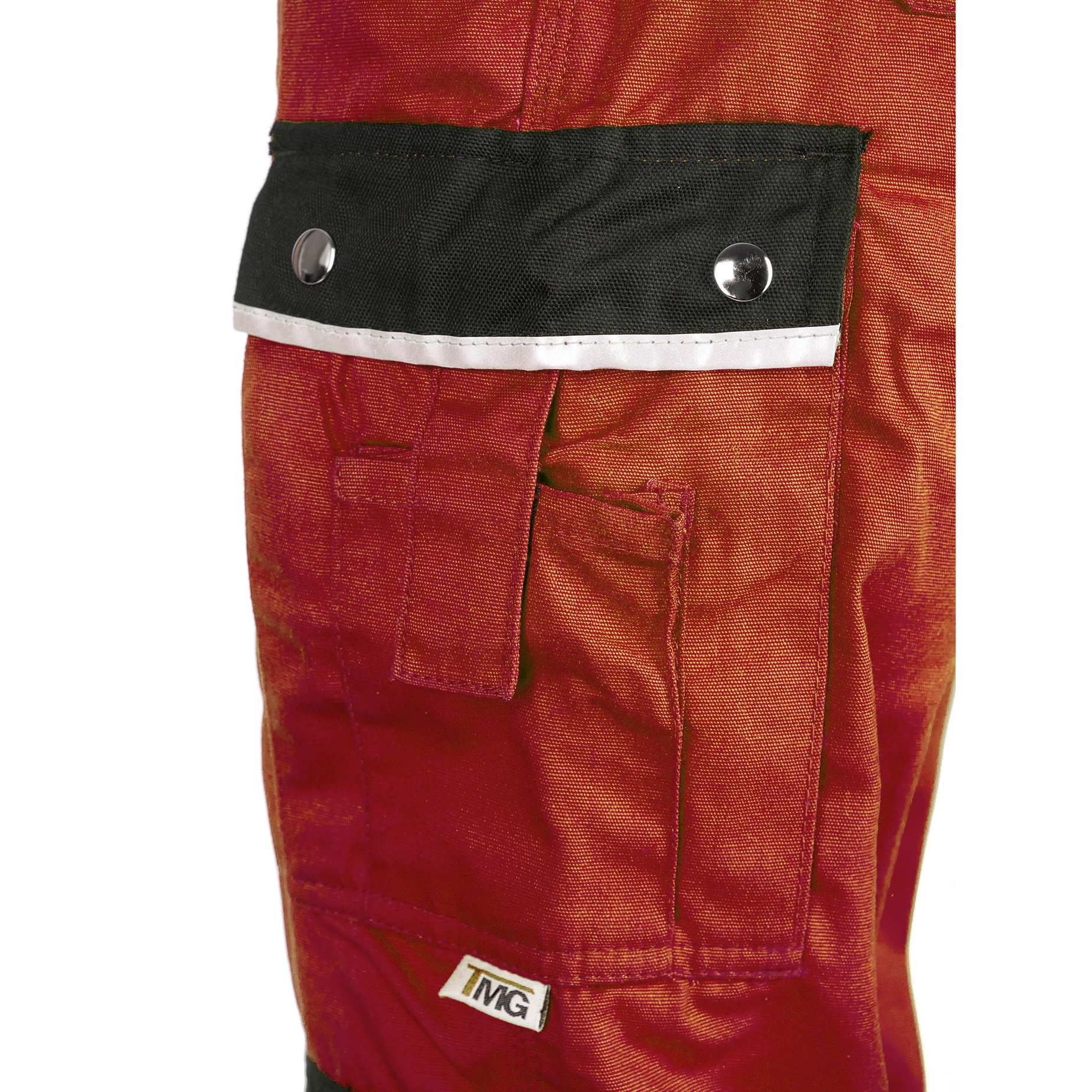 TMG Style Work trousers red - Bundhose-Style-red-detail-2