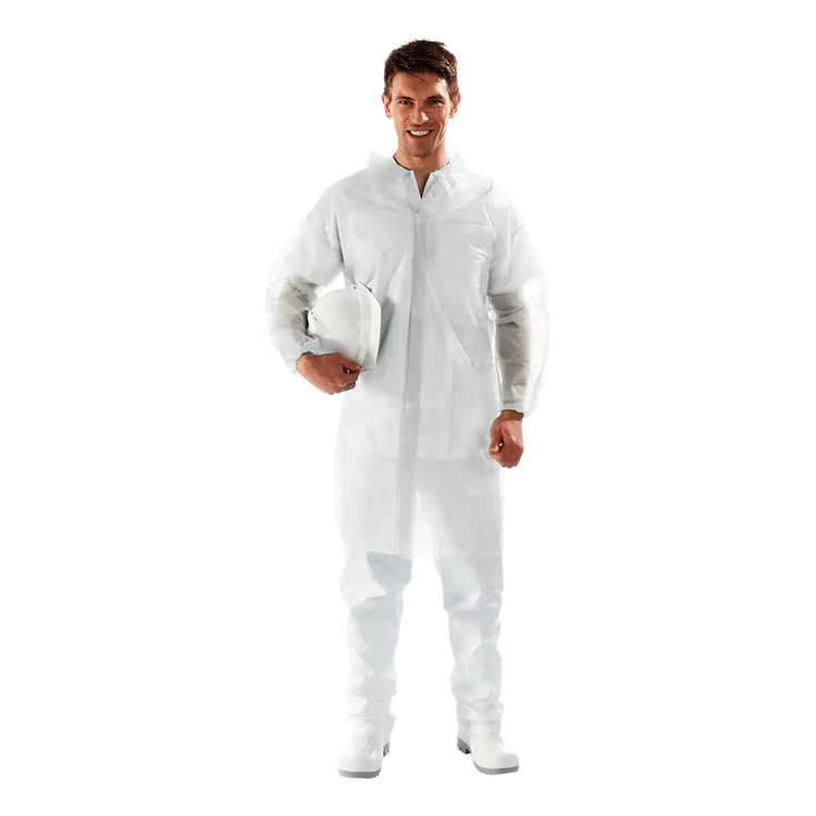 SIR SAFETY POLIFILM Breathable Work Jacket Men 10 Piece - Polypropylene