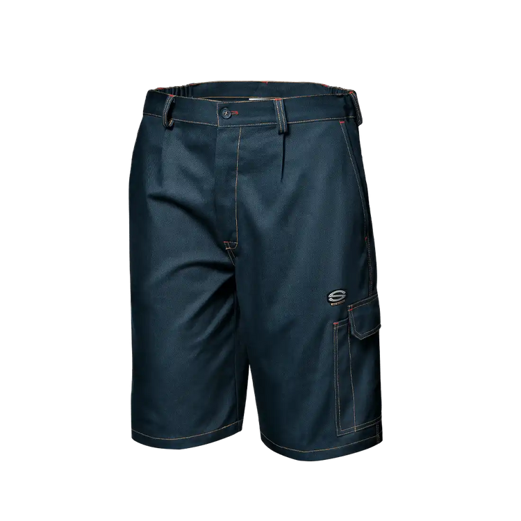 SYMBOL BERMUDAS Work Shorts - Elastic Waistband - Triple-Stitched Seams - Utility Pocket - Image 1