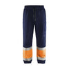 BLAKLADER 15492526 | Hi Vis sweatshirt trousers Hi Vis Reflective Work Trousers Men - Pique Fleece
