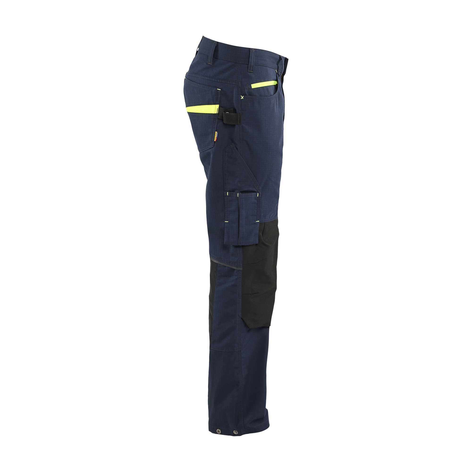 BLAKLADER 14951330 | Service Trousers with Stretch Work Trousers Men - Ripstop Fabric