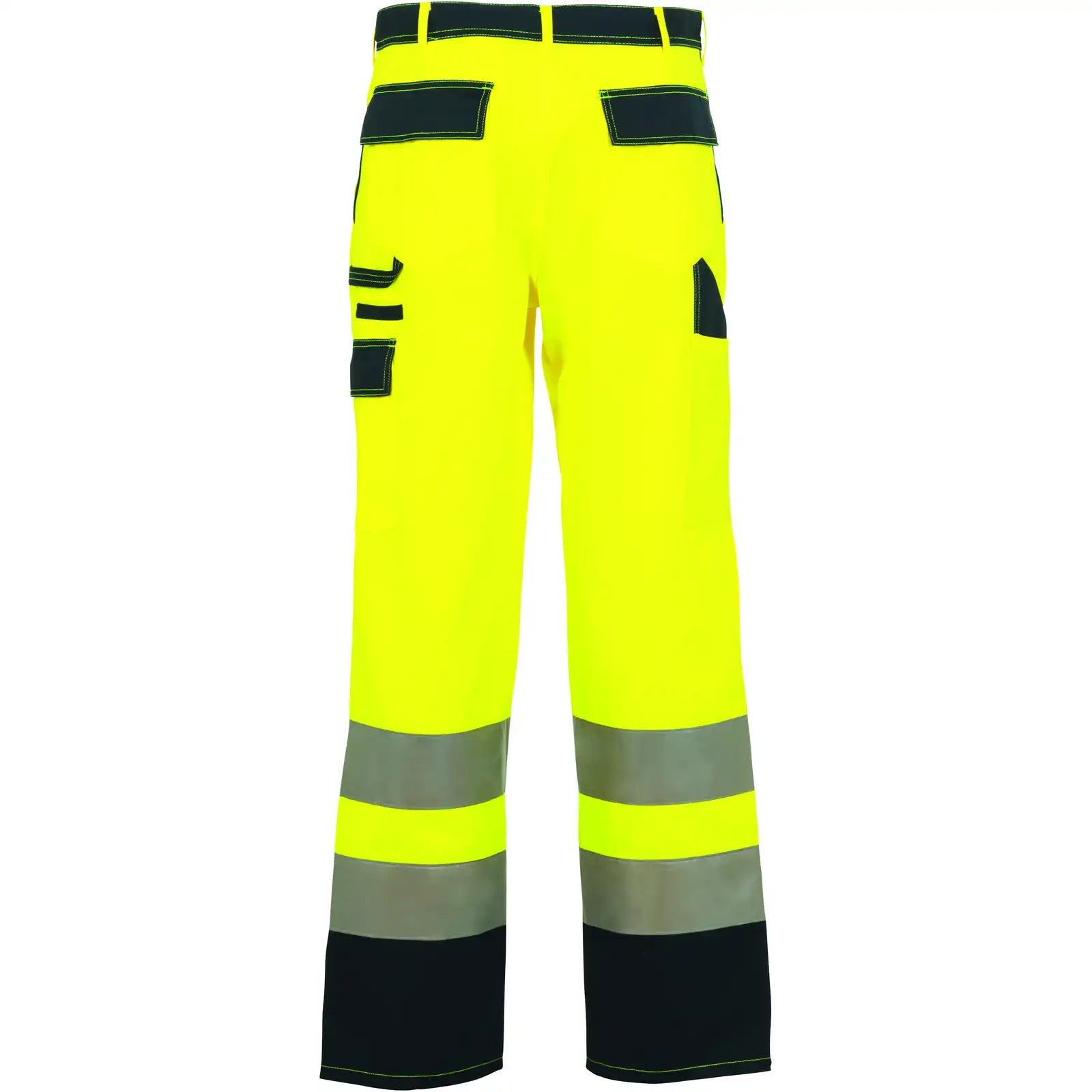 Planam Warnschutz Bundhose gelb/marine 102 gelb/marine - Produktbild ohne Model
