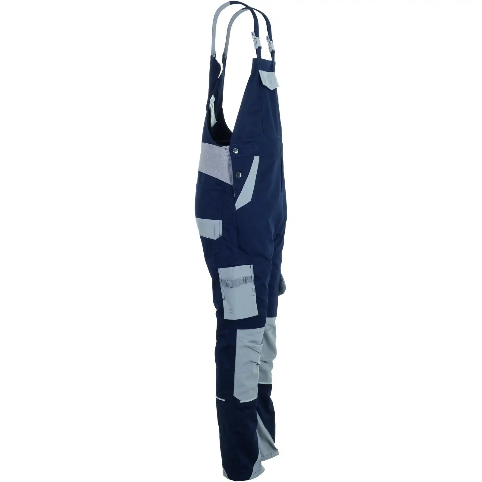 Planam Norit Herren Latzhose schwarzblau/zink  102 schwarzblau/zink - Produktbild ohne Model