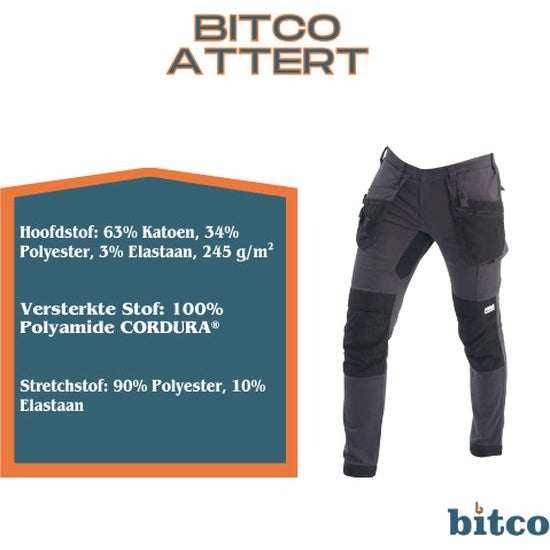 BITCO ATTERT Work Pants - Water-Repellent - Oil-Repellent - Reinforced with CORDURA® - Image 15