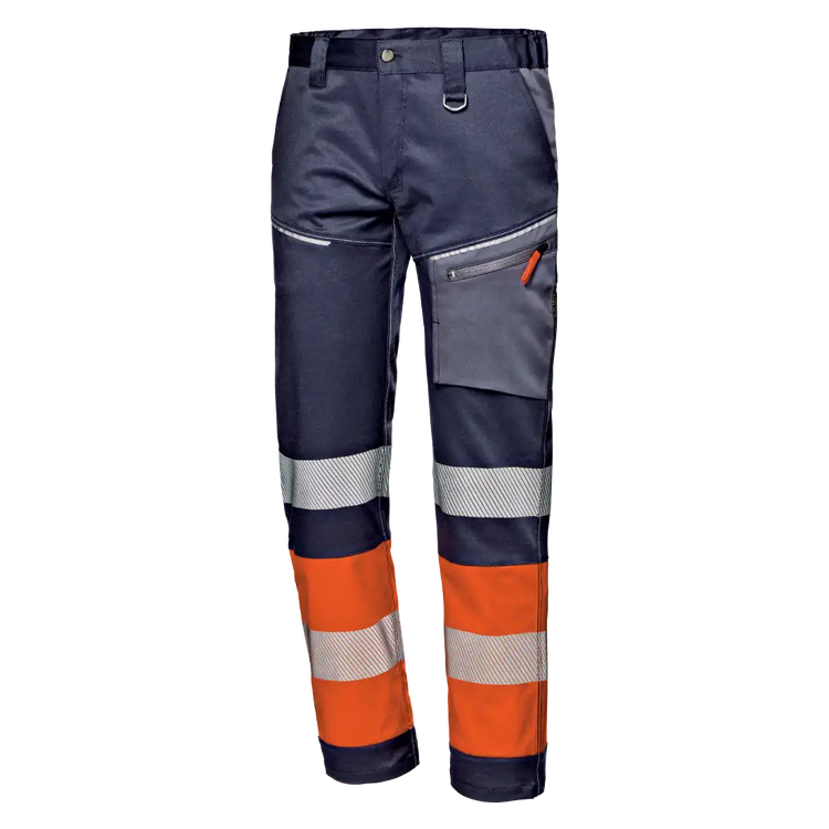 SIR SAFETY CONTRAST Hi Vis Stretch Work Trousers Men - Reflective Strips