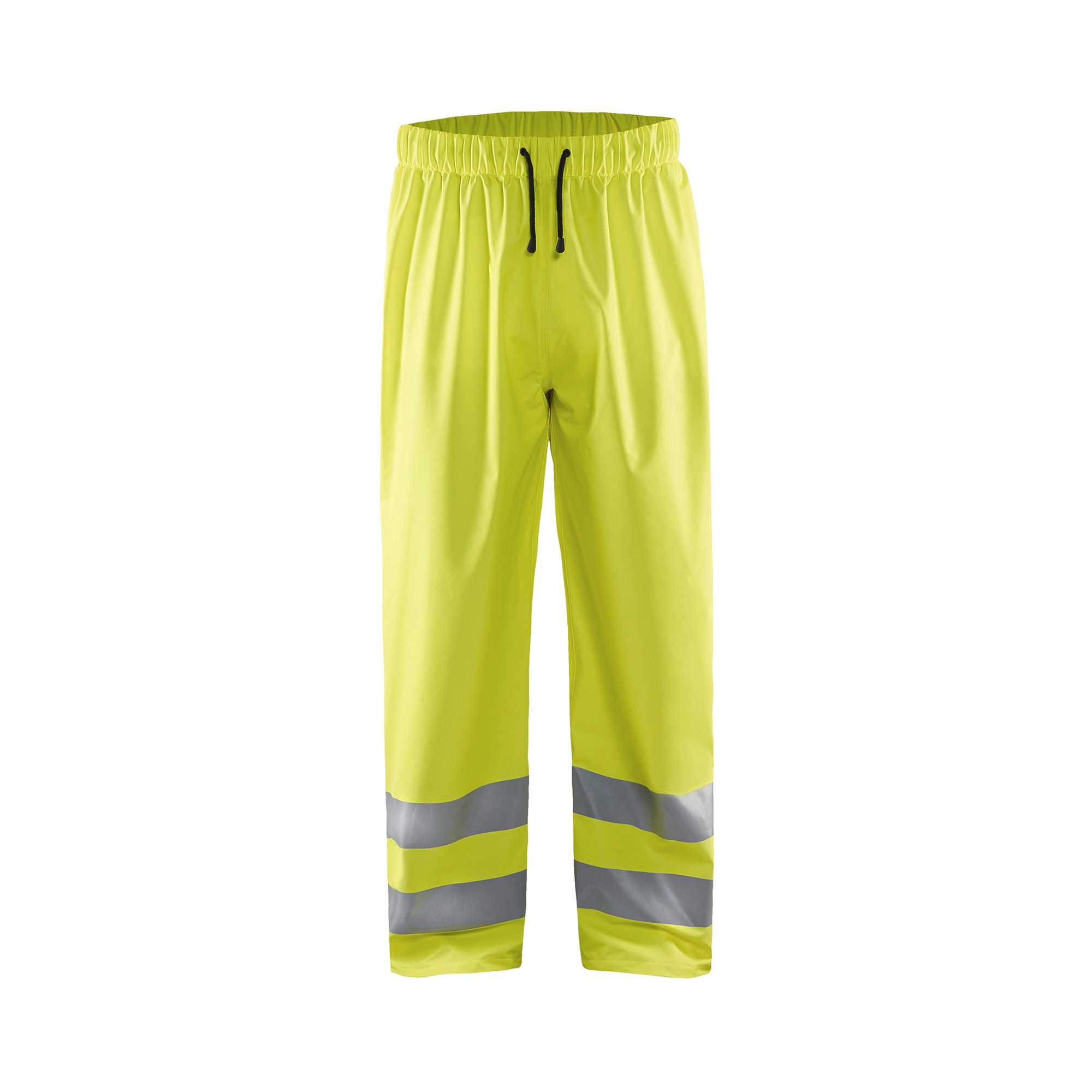 BLAKLADER 13842000 Rain Trousers Hi Vis LEVEL 1 Hi Vis Reflective Work Trousers Men - waterproof