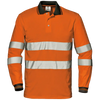 MAX CONFORT POLO SHIRT - Class 3 - Double Reflective Band - Long-Sleeved - Image 1