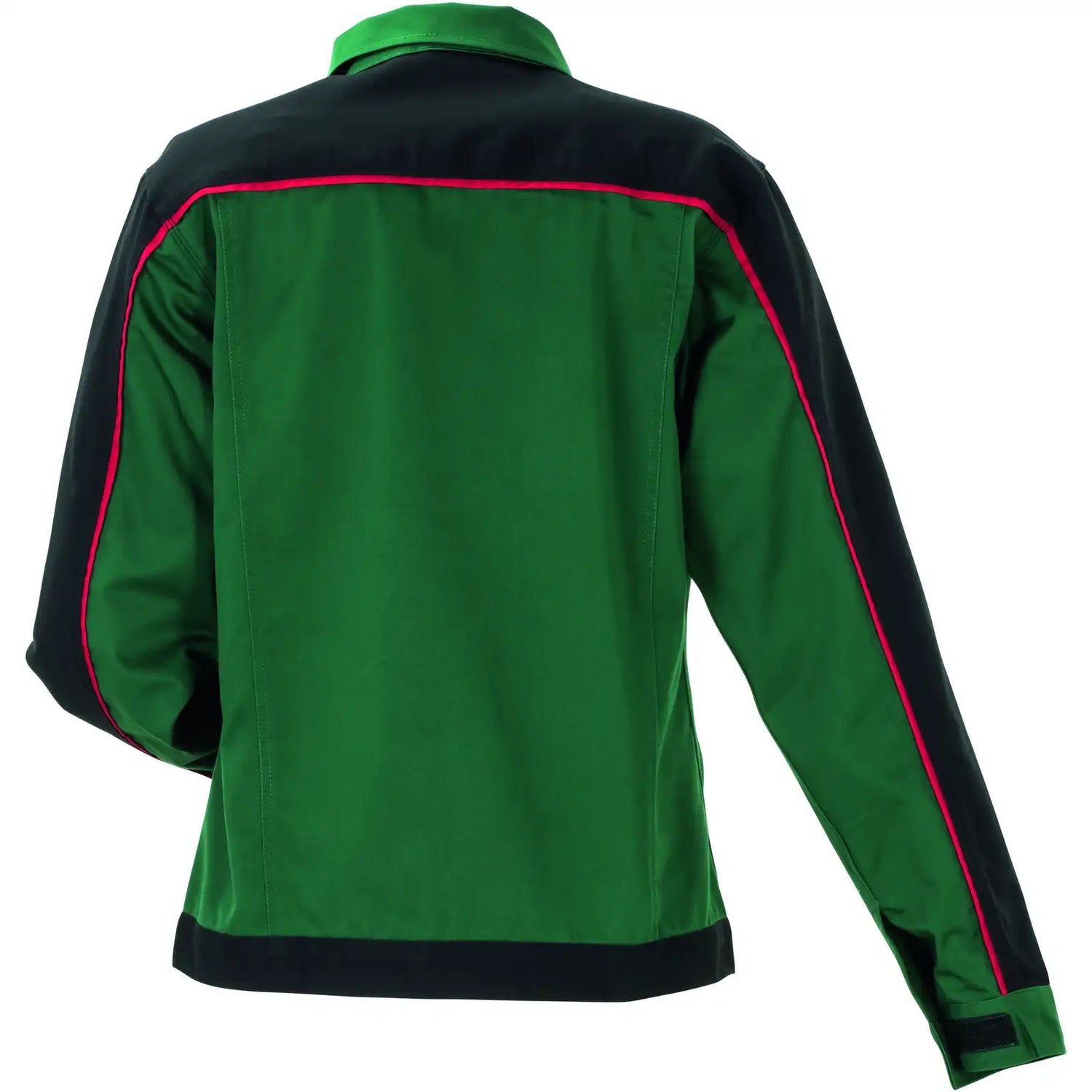 Planam Highline Damen Bundjacke grün/schwarz/rot 34 grün/schwarz/rot - Produktbild ohne Model