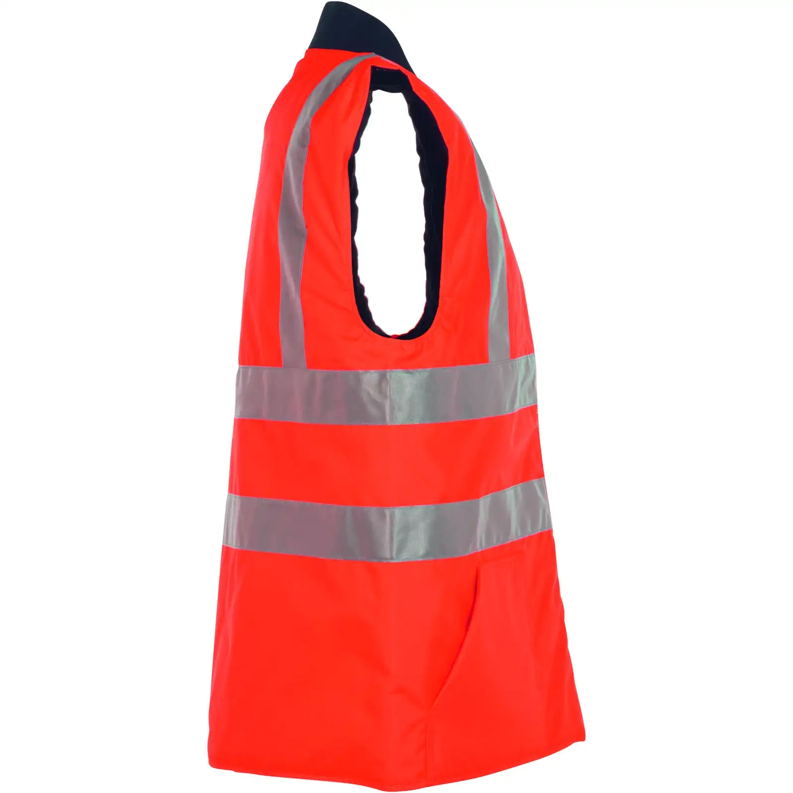 Planam Warnschutz Winterweste uni orange S uni orange - Produktbild ohne Model