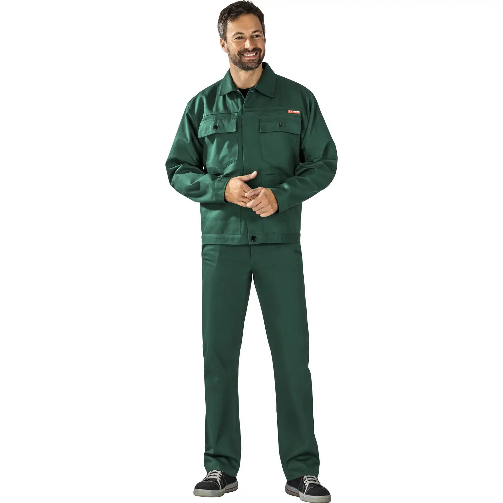 Planam BW 270 Bundjacke grün 102 grün - Produktbild mit Model